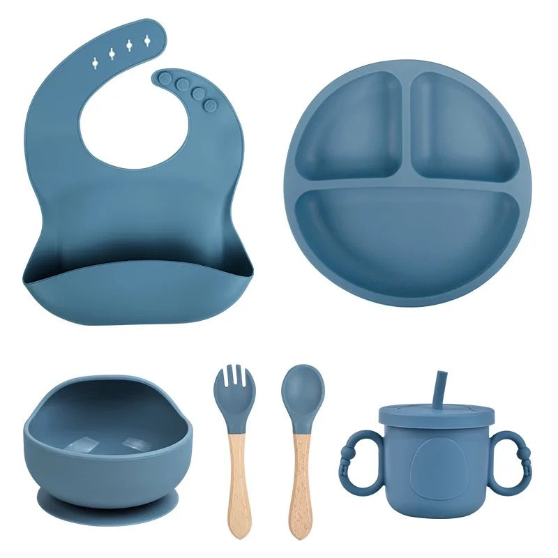 6pc Silicone Plate Set