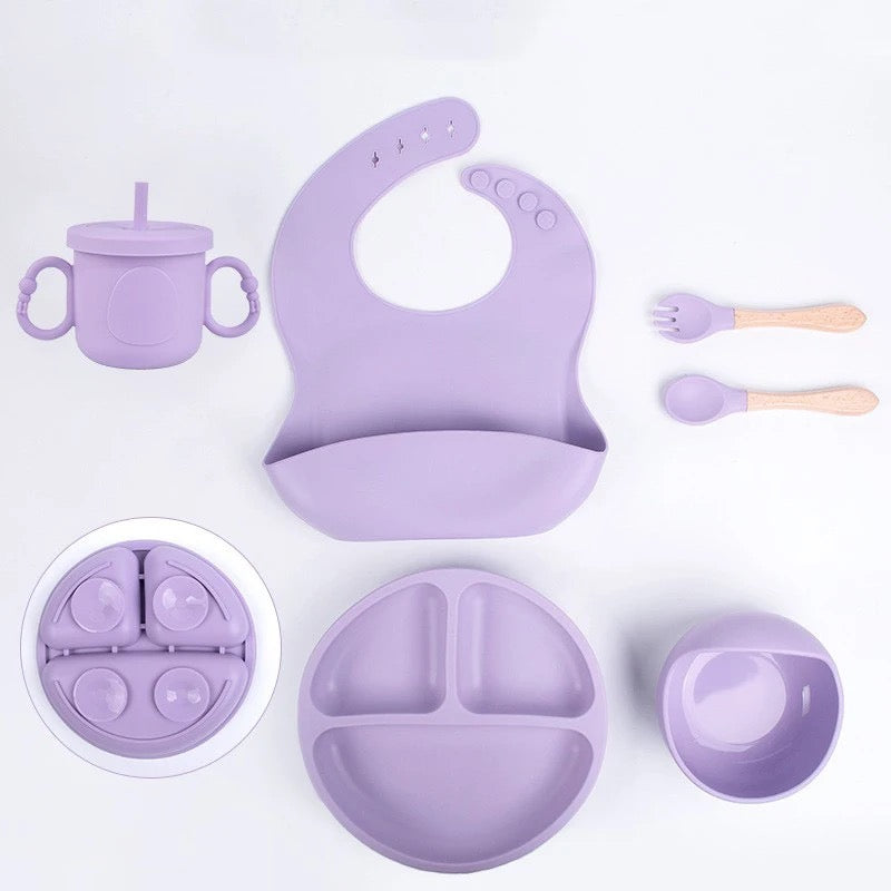 6pc Silicone Plate Set