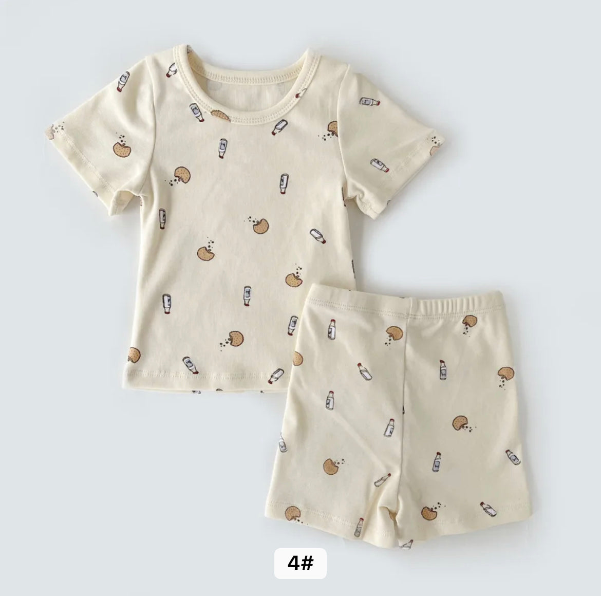 Elodee Cotton Tee and Shorts Set