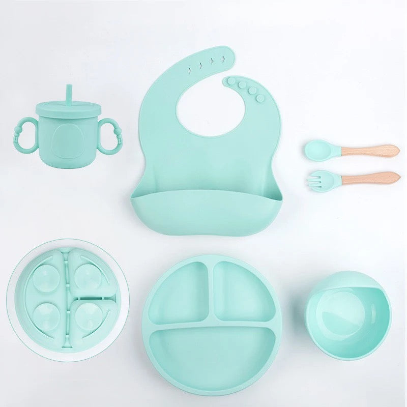 6pc Silicone Plate Set