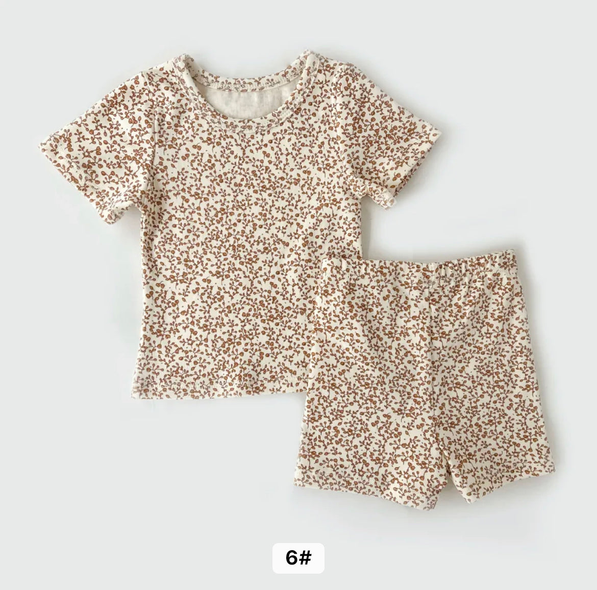 Elodee Cotton Tee and Shorts Set