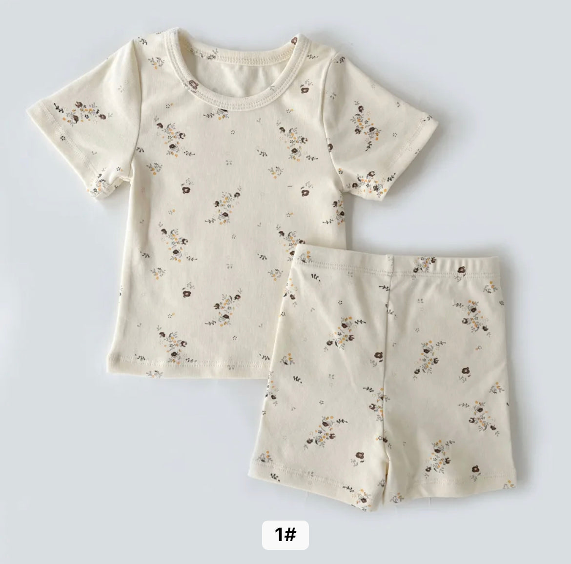 Elodee Cotton Tee and Shorts Set