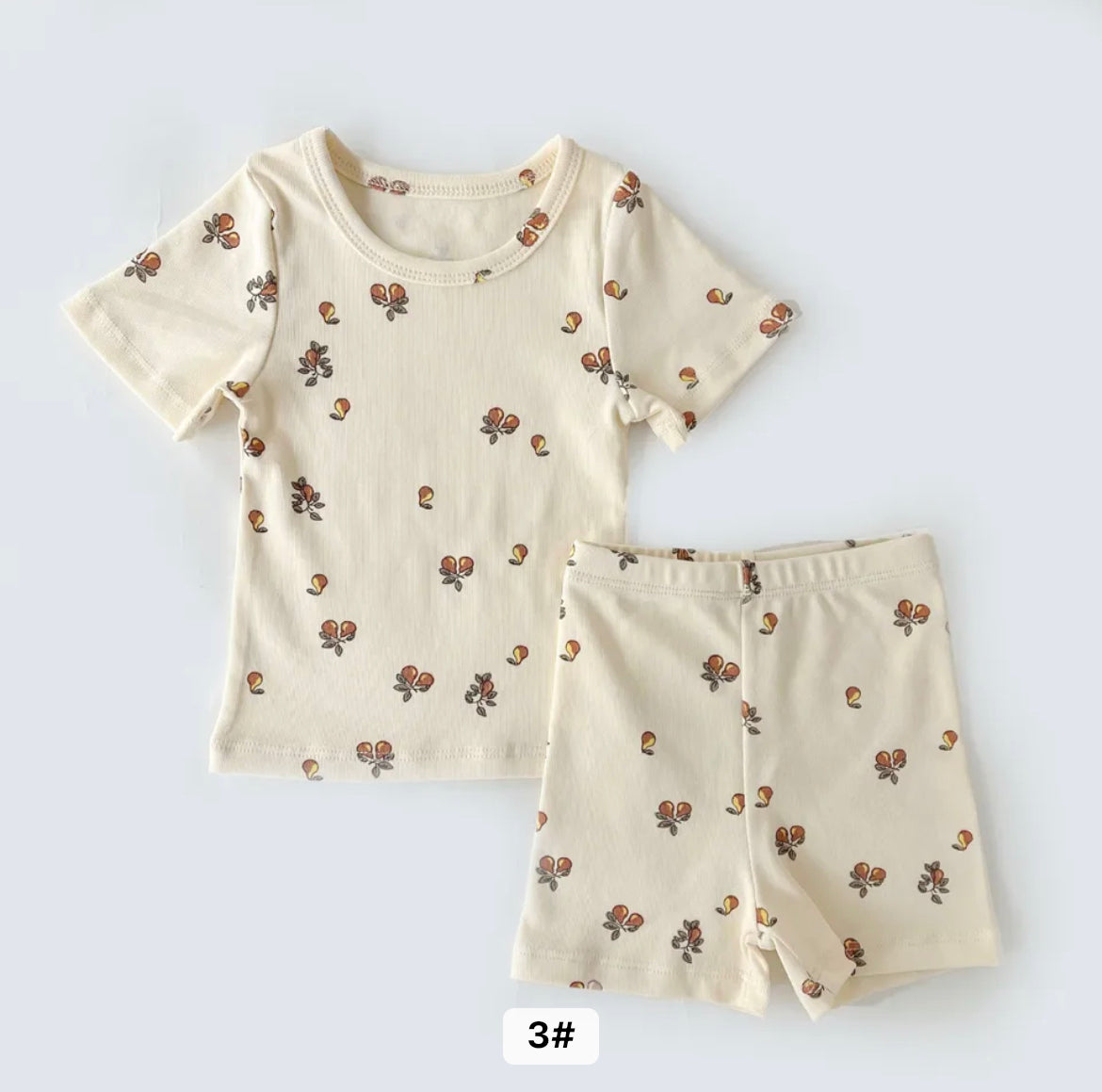 Elodee Cotton Tee and Shorts Set