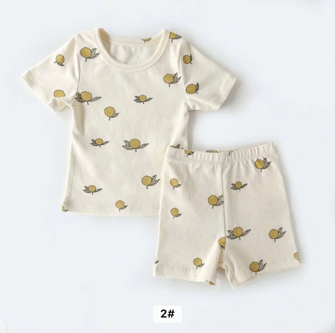 Elodee Cotton Tee and Shorts Set